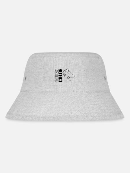 Rough Collie Profil Hunde Hund Wilsigns - Stanley/Stella recycelter Bucket Hat - Grau meliert