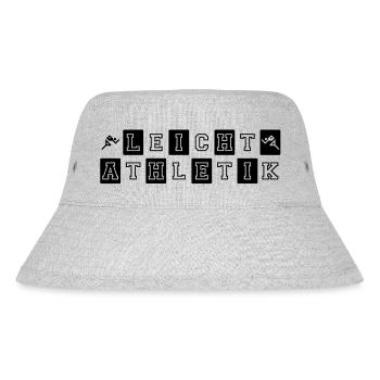 Leichtathletik Kacheln - Stanley/Stella recycelter Bucket Hat - Grau meliert - Vorne