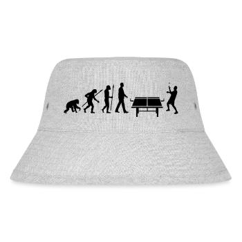 evolution_table_tennis_072012_b_1c - Stanley/Stella recycelter Bucket Hat - Grau meliert - Vorne