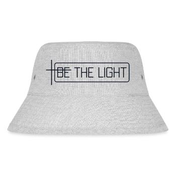be the light - Stanley/Stella Recycled Bucket Hat - heather grey - Front