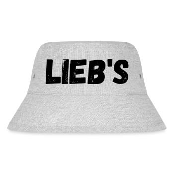 Lieb's - Cooles Design für Liebe und Valentinstag - Stanley/Stella recycelter Bucket Hat - Grau meliert - Vorne