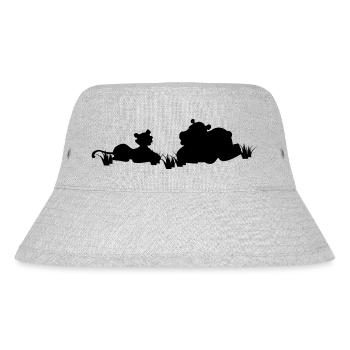 Safari Zoo Animal Safari Zoo - Stanley/Stella recycelter Bucket Hat - Grau meliert - Vorne