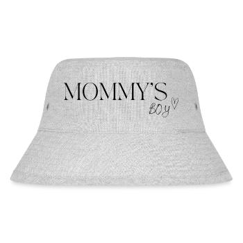 MOMMY'S BOY - Stanley/Stella recycelter Bucket Hat - Grau meliert - Vorne
