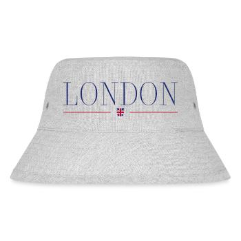 I love London, England - Stanley/Stella Recycled Bucket Hat - heather grey - Front