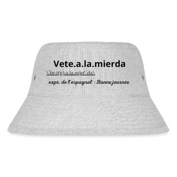 Vêtement pour Espagnol humoristique ! - Bob recyclé Stanley/Stella - gris chiné - Devant