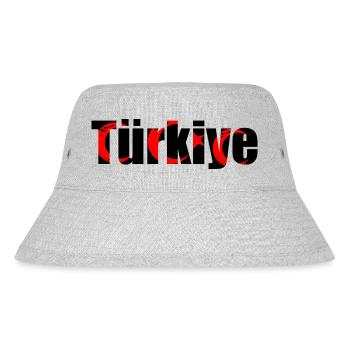 Türkiye Türkei Turkey - Stanley/Stella Recycled Bucket Hat - heather grey - Front