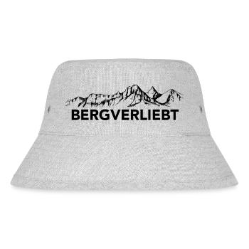Bergverliebt - - Stanley/Stella recycelter Bucket Hat - Grau meliert - Vorne