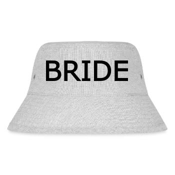 Bride - Stanley/Stella recycelter Bucket Hat - Grau meliert - Vorne
