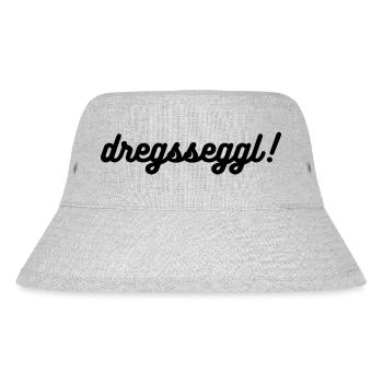 dregsseggl - Stanley/Stella recycelter Bucket Hat - Grau meliert - Vorne