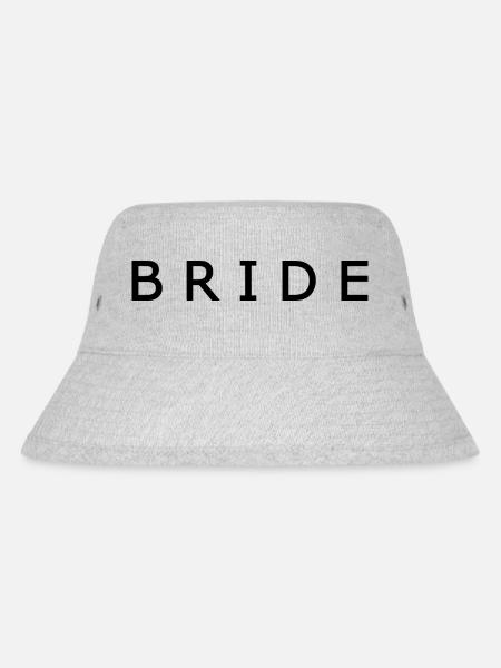 Bride - Stanley/Stella recycelter Bucket Hat - Grau meliert