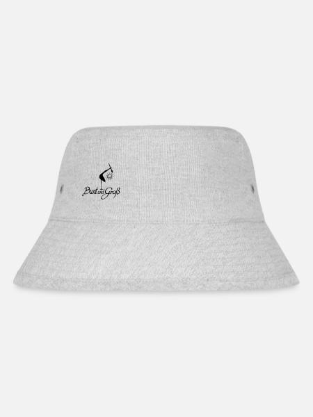 Logo BuntUndGroß - Stanley/Stella recycelter Bucket Hat - Grau meliert