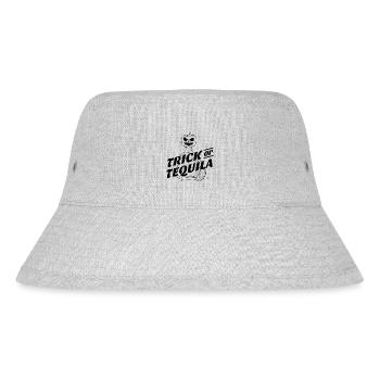 Halloween. Süßes oder Saures. Tequila. Lustig. - Stanley/Stella recycelter Bucket Hat - Grau meliert - Vorne