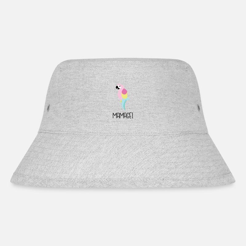 Mamagei - Stanley/Stella recycelter Bucket Hat - Grau meliert