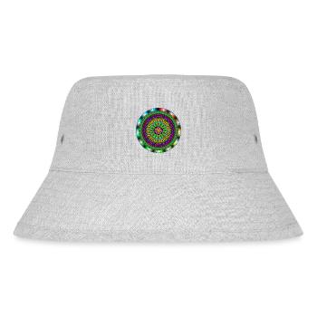 Mandala - Stanley/Stella recycelter Bucket Hat - Grau meliert - Vorne