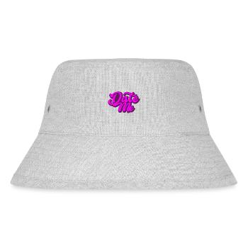 Date Me | Geschenk - Stanley/Stella recycelter Bucket Hat - Grau meliert - Vorne