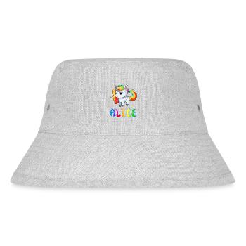 Unicorn Alice - Stanley/Stella Recycled Bucket Hat - heather grey - Front