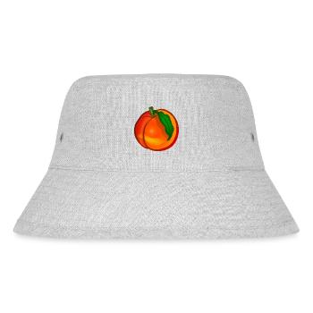 Peach - Stanley/Stella Recycled Bucket Hat - heather grey - Front