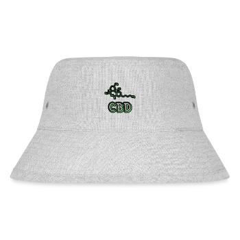 Cannabidiol - CBD Cannabis Gift - Stanley/Stella Recycled Bucket Hat - heather grey - Front