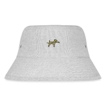 Dog - Mans best friend / dog - Stanley/Stella Recycled Bucket Hat - heather grey - Front