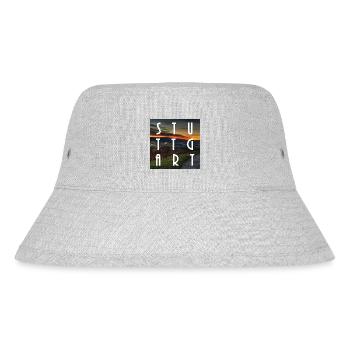Stuttgart - Stanley/Stella recycelter Bucket Hat - Grau meliert - Vorne