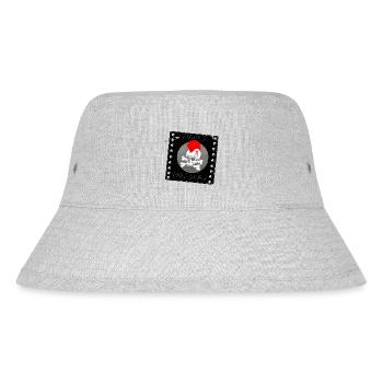 punks not dead patch - Stanley/Stella Recycled Bucket Hat - heather grey - Front