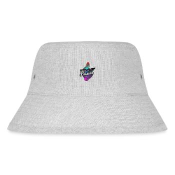 Musik Noten Geschenk - Stanley/Stella recycelter Bucket Hat - Grau meliert - Vorne