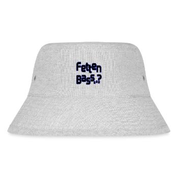 Fetten Bass..? - Wetten dass - Stanley/Stella recycelter Bucket Hat - Grau meliert - Vorne