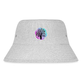 Flower of life & tree - Stanley/Stella Recycled Bucket Hat - heather grey - Front