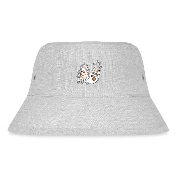 Relax Pferd - Stanley/Stella recycelter Bucket Hat - Grau meliert - Vorne