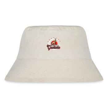Graubünden Steinbock - Stanley/Stella recycelter Bucket Hat - Naturweiß - Vorne