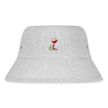Italien Liebe - Stanley/Stella recycelter Bucket Hat - Grau meliert - Vorne