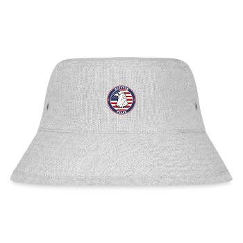 Houston City Texas State USA Flag Travel Souvenir - Stanley/Stella Recycled Bucket Hat - heather grey - Front