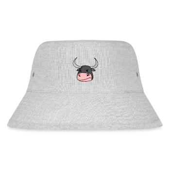 Taureau tête taureau - Bob recyclé Stanley/Stella - gris chiné - Devant