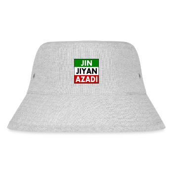 jin jiyan azadi - Stanley/Stella Recycled Bucket Hat - heather grey - Front