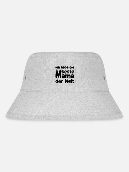 Ich habe die beste Mama der Welt - Stanley/Stella recycelter Bucket Hat - Grau meliert