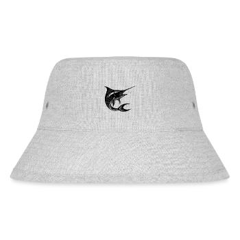 Fast sailfish - elegant fan fish - Stanley/Stella Recycled Bucket Hat - heather grey - Front