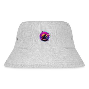Motorcycle Motorbike - Stanley/Stella Recycled Bucket Hat - heather grey - Front