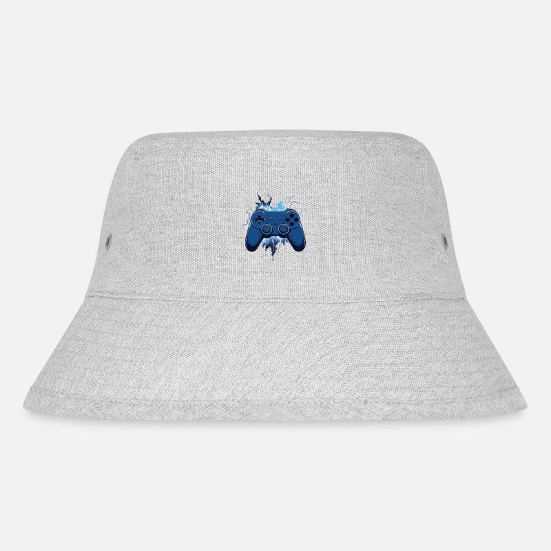 Gaming Controller - Stanley/Stella recycelter Bucket Hat - Grau meliert