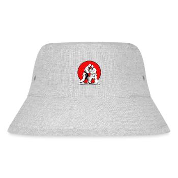 Aikido Martial Arts Sports Fighters at Sunset - Stanley/Stella Recycled Bucket Hat - heather grey - Front