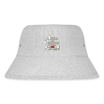 Auto Tuning Schrauber Kult Auto mit charakter (25) - Stanley/Stella recycelter Bucket Hat - Grau meliert - Vorne