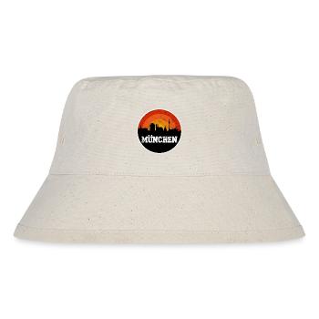 München Skyline Original - Stanley/Stella recycelter Bucket Hat - Naturweiß - Vorne