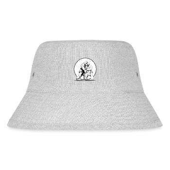 Aikido martial arts sports fighter in sunset - Stanley/Stella Recycled Bucket Hat - heather grey - Front