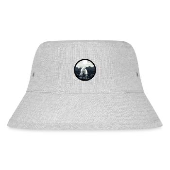 Polar bear - Stanley/Stella Recycled Bucket Hat - heather grey - Front