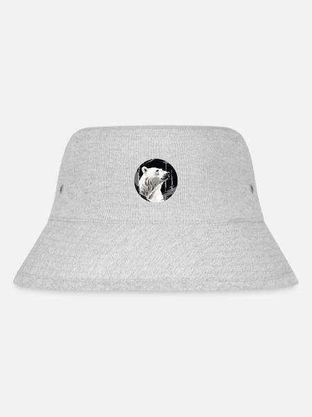 Eisbär - Stanley/Stella recycelter Bucket Hat - Grau meliert