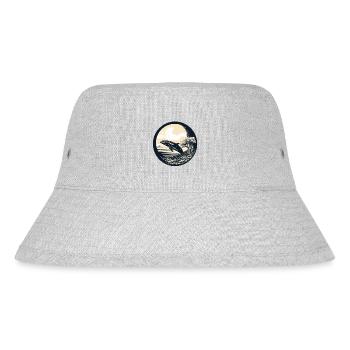 Whale - Stanley/Stella Recycled Bucket Hat - heather grey - Front