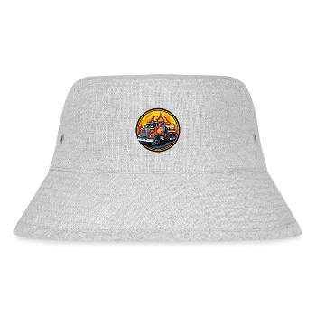 Feuerwehr - Stanley/Stella recycelter Bucket Hat - Grau meliert - Vorne
