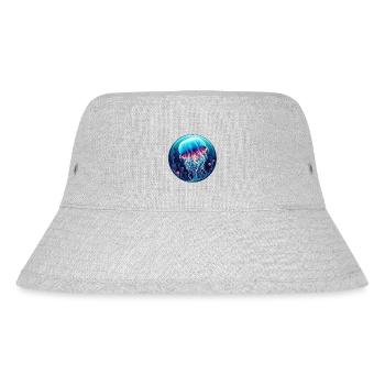 Jellyfish - Stanley/Stella Recycled Bucket Hat - heather grey - Front