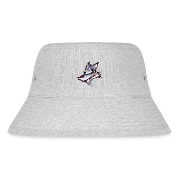 wolf - Stanley/Stella Recycled Bucket Hat - heather grey - Front