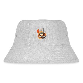 Designer coffee mug - Stanley/Stella Recycled Bucket Hat - heather grey - Front