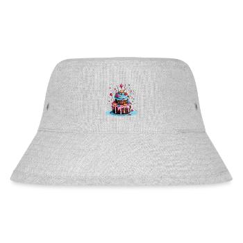 Cake Cake Baking Baker Baking Queen Baking Fairy - Stanley/Stella Recycled Bucket Hat - heather grey - Front